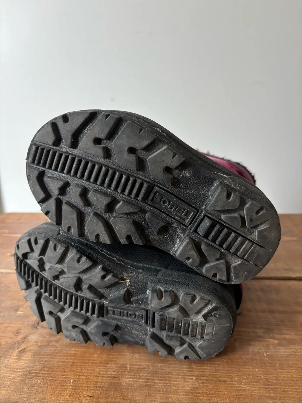 Sorel Snow Commander Kids' Black Winter Snow Boots Size 8